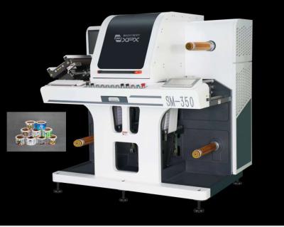 Máquina de corte de matrizes rotativas de um corte em um conjunto Diâmetro de desenrolar 1000 mm automático