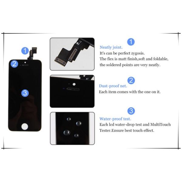 OEM Lcd screen for iphone 5s, lcd assembly replacement for iphone 5s, replacement lcd screen for iphone 5s lcd display