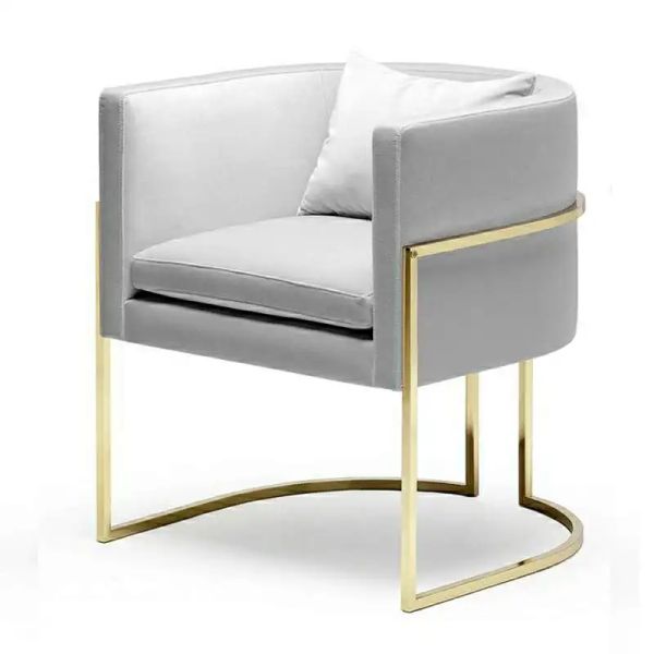 Custom Restaurant Cafe Metal Dine Armchair Dining Room Furniture