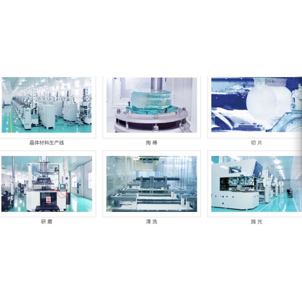 Одиночная вафля сапфира Кристл ультра тонкая, толщина дюйма 0.1мм субстрата 2 сапфира