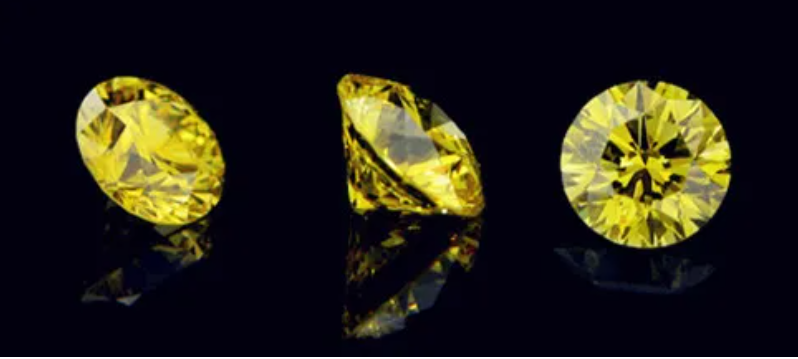 Vvs Vs Fancy Vivid Yellow Синтетические лаборатории выращенные драгоценные камни Hpht CVD Loose Diamond