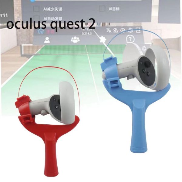 For Oculus Quest 2 VR integrated game accessories   Handle Touch Controllers  Table Tennis Paddle Grip in pairs