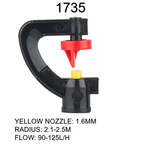 Quick Connect G Type 180 Degrees Agriculture Irrigation Ground Sprinkler Refraction