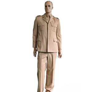 Premium tactical Dress Uniform Set in Khaki Jacket Long Sleeve Shirt Straight