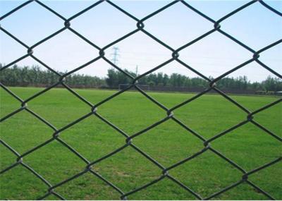 Verde 6 altura exploração agrícola de 4 pés para proteger cerca revestida do elo de corrente do Pvc