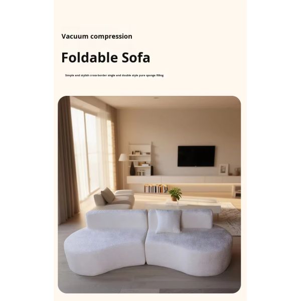 Custom Modern Curved Sectional Sofa Fabric Compressed Sofa Half Moon Design Salon Cozy Upholstered Modular Could Couch