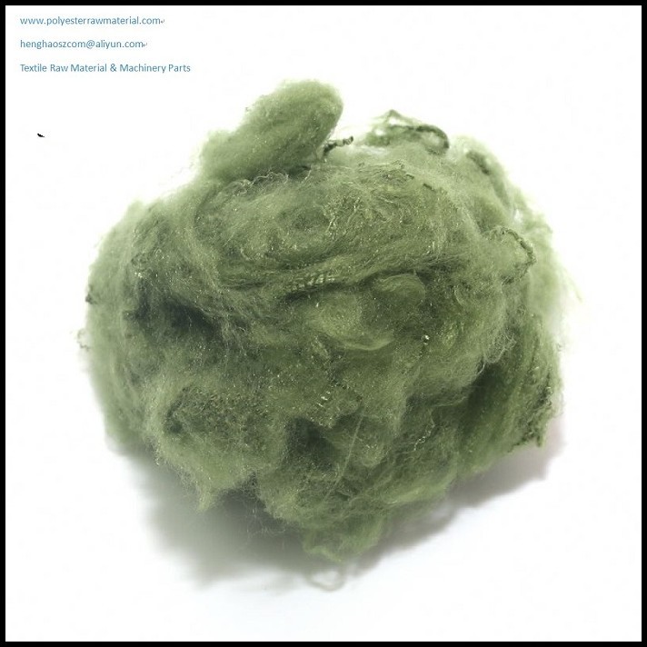 полиэстер 3D 28mm покрашенный допингом для Nonwoven меха искусственной кожи