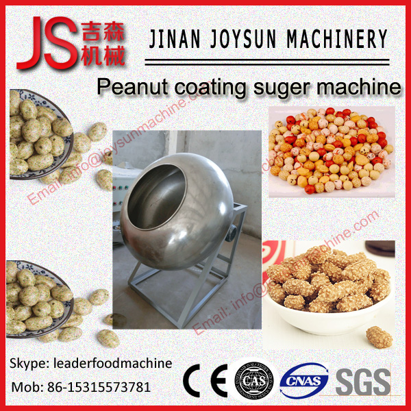 30 - 50kg / h Peanut Coating Machine With Speed Control Software