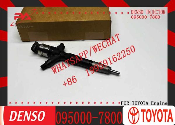 Inyector de combustible diesel Encuentro de inyectores de tren común 095000-7801 095000-7800 23670-30310 para TOYOTA Hiace 2KD-FTV Euro IV