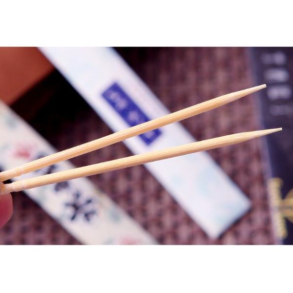 Individual Packed Toothpicks 2.0mm Diameter Bamboo Toothpicks Coated Paper Package