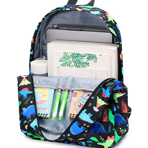 Boys School Backpack Dinosaur Backpack With Lunch Box Pencil Case Three Piece Backpack Set