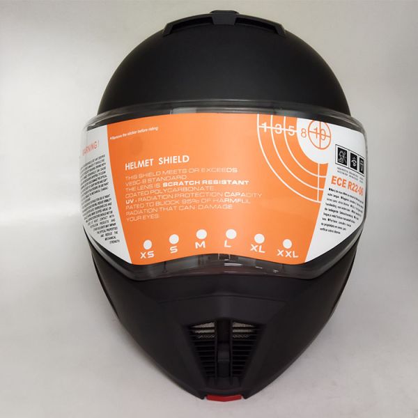 Replace/Repair Purpose Custom ECE Approved ABS Double Sun Visor Flip Up Moto Helmets