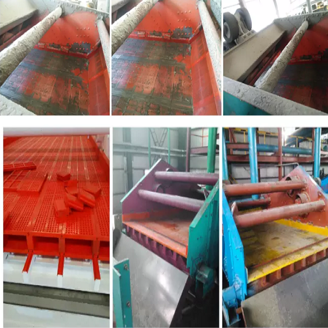 сетка вибрируя экрана полиуретана прессформы 610x610 Dewatering