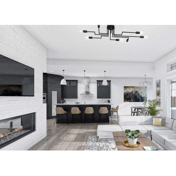 Maison préfabriquée à bas prix Villas Plan Luxe préfabriqué cadre en acier léger Hosue