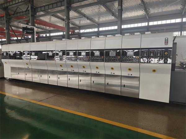 Innovative Automatic Pizza Box Printing Slotting Die Cutting Machine 18000 KG Capacity