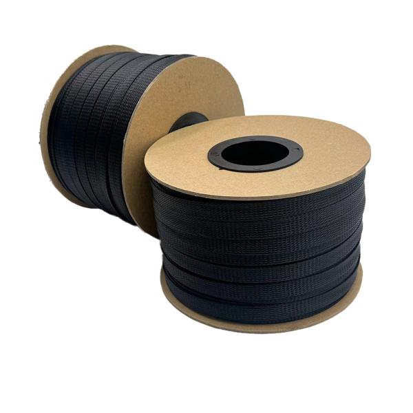 Flexible PET Braided Cable Sleeves Plastic Tube Knitted Wire Mesh Tube