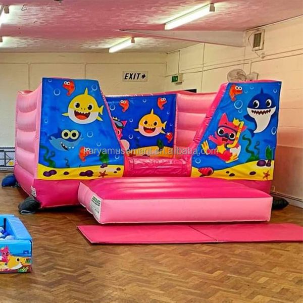 14 Years up Customized Mini Inflatable Trampoline Castle with Slide Custom Color