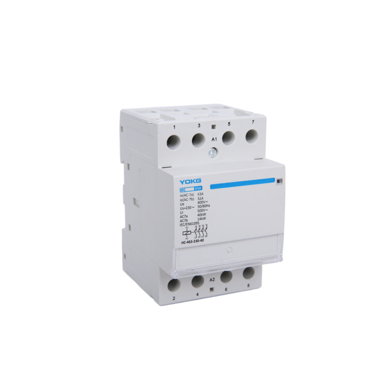 40A 63A Low Voltage Household AC Contactor 1P/2P/3P/4 Poles 25A for Home Use