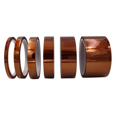 Die Cut Polyimide Film Adhesive Tape H Grade Single Side Coated No Releasing