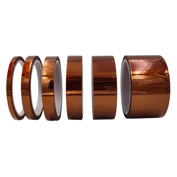 Die Cut Polyimide Film Adhesive Tape H Grade Single Side Coated No Releasing