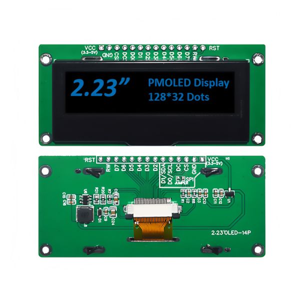 128x32 Dots OLED Graphic Display Module 2.23 Inch SPI Interface