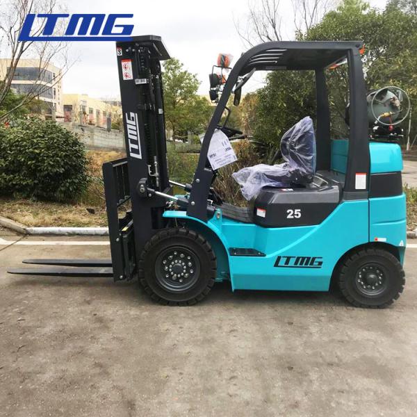 EPA Approval 2.5 Ton Pallet Forklift Trucks Enclosed With NissanK25 Engine