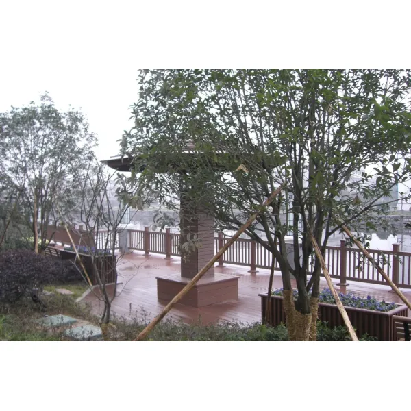 Hot-Selling WPC Wood-Plastic Composite Handrails Safe, Durable, Mothproof and Anticorrosive, High-Quality Railing Posts