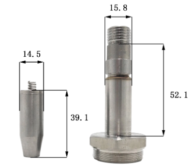 M30 Armature клапана соленоида NC пути трубки 2 плунжера потока SS304
