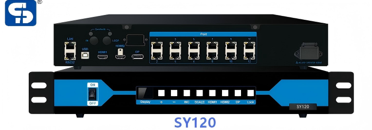 Sysolution Single Window  2 In 1 Video Processor SY120 12 Ethernet Ports 7.8 Million Pixels