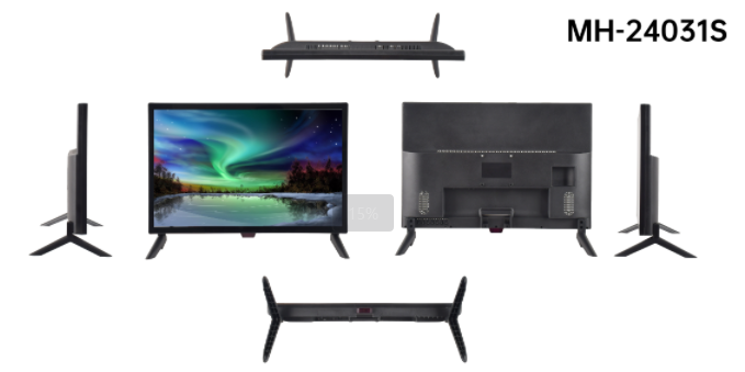 24 дюймовый смарт маленький LCD телевизор Android Webos Google с мультимедиа