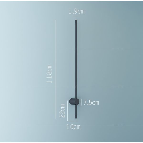 Personality creative Minimalist wall lamp tube wall sconce For corridor Bedroom Kitchen Dining room (WH-OR-08)