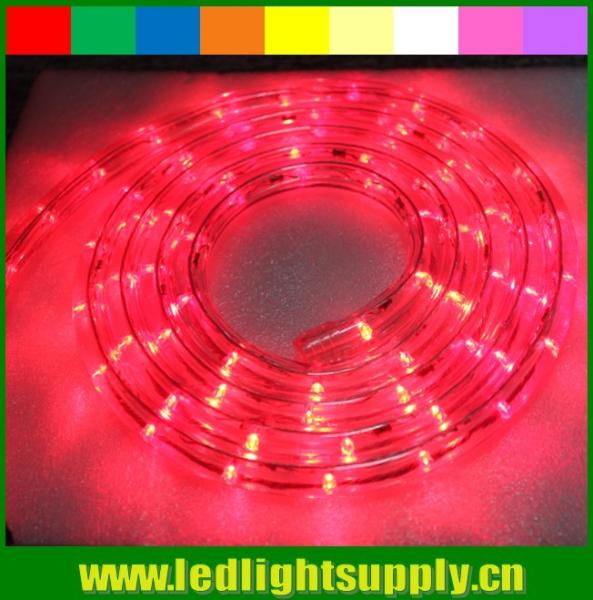 Lâmpadas flexíveis de braço vermelho LED de 2 fios de luzes de corda de Natal ao ar livre