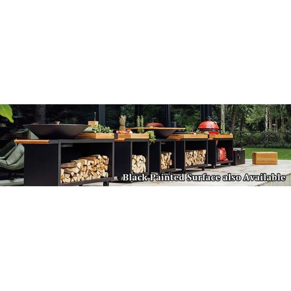 Outdoor Wood Burning Cone Shaped Corten Steel Rust BBQ Fire Pit Customize