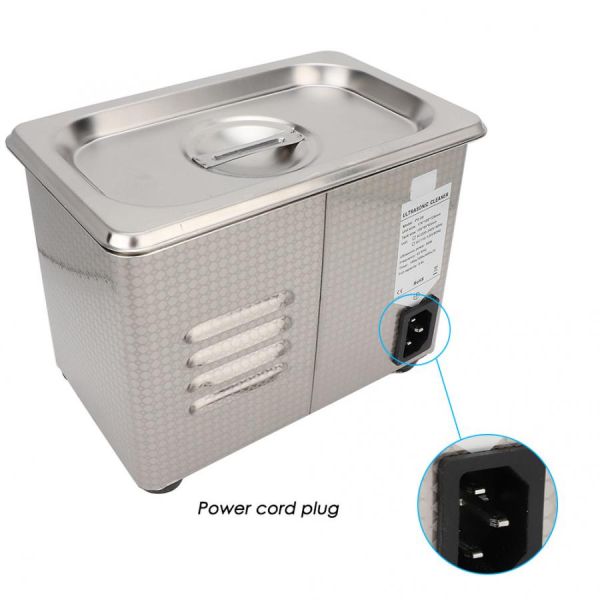 Stainless Steel 800ml 35W Ultrasonic Bath Cleaner Watch Denture