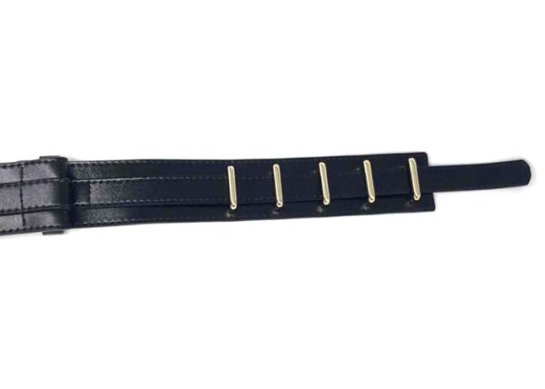 Customized Black 40mm Womens Genuine Leather Belt