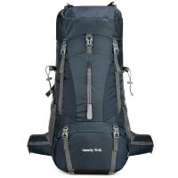 Mochila de caminhada leve personalizada com revestimento de PVC resistente a água 600D