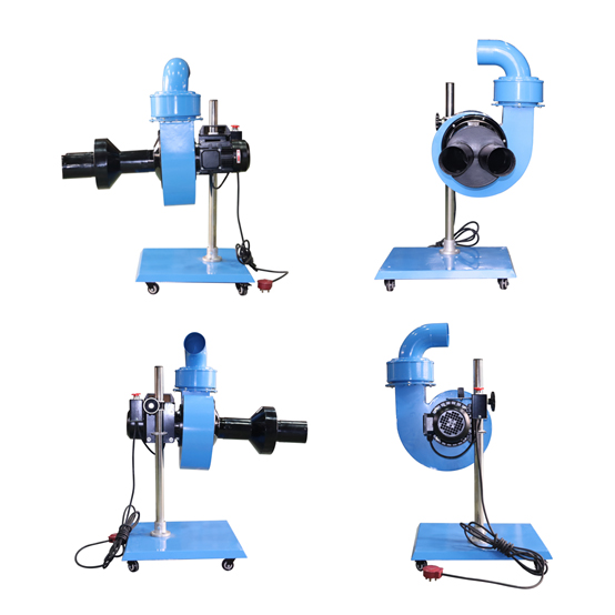 Portable Exhaust Extractor with Activated Carbon Filter On-Demand Purification for Workshops
