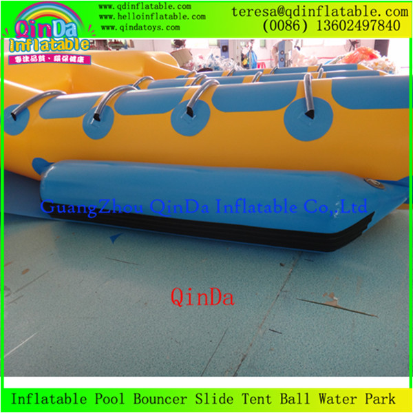 Popular Funny Inflatable Towable Flying Fish Boat For Water Amusement  Equipment
