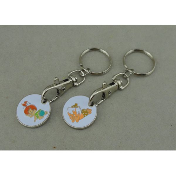Iron Personalized Coin Flat Or Double Design Imitation Cloisonne Enamel
