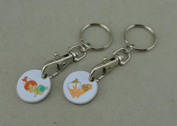 Iron Personalized Coin Flat Or Double Design Imitation Cloisonne Enamel