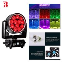 RGBW étanche à l'eau Zoom Wash Beam Moving Head Light IP65 avec effet de contrôle à point unique