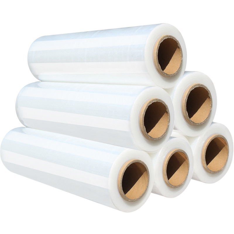 Super High Adhesion Mini Roll Stretch Film Lightweight Portable Wrap for Small Commodity Express Parcel Manual Packing