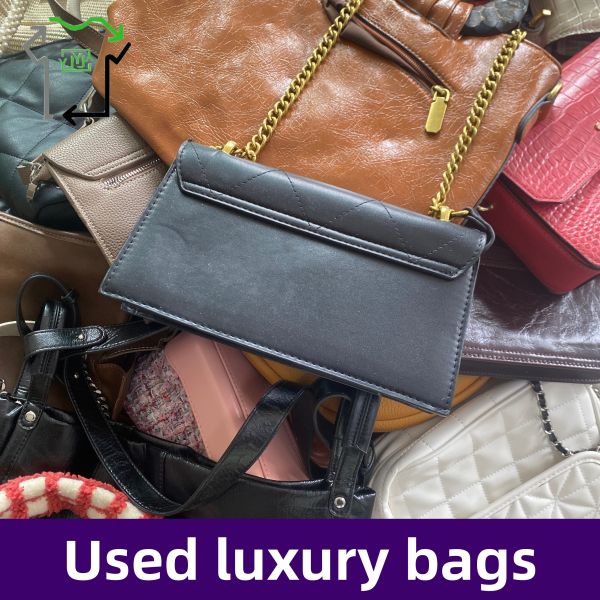 Mixed Style Branded Used Bags Vintage Second Hand Bags Ulk Supply for Women