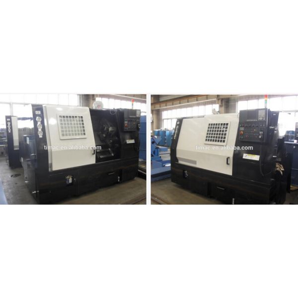 Twin Spindle FANUC Slant Bed CNC Lathe AK-25 with 12 Tool Post Stations