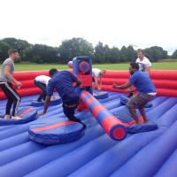 Barrendero inflable inflable interactivo los 8*8m del deporte al aire libre del juego de la fusión