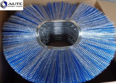 Grande OEM amarrotado varrendo industrial misturado do fio de aço das escovas aceitado