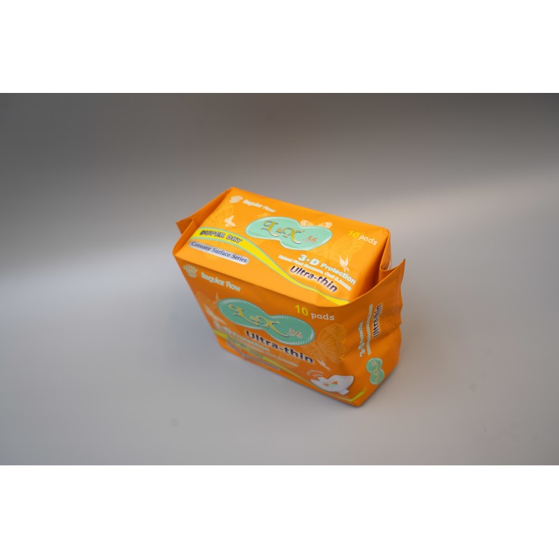 Breathable Plastic Back Sheet Material Menstrual Pads External Comfortable Soft Absorbent Sanitary Protection for Women