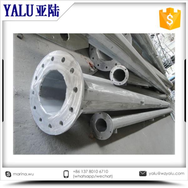 Outdoor seaport Q235 Steel galvanized 15m 20m 30m high mast lighting tower with 1000W LED light