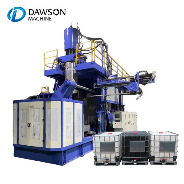 Molde de sopro plástico da auto produção que faz a máquina 1000L o tanque químico IBC 1000 litros