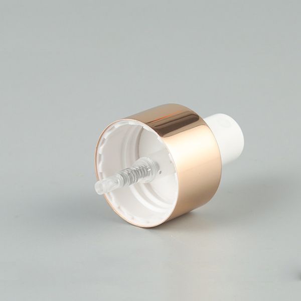 Aluminum rose gold fine mist sprayer pump 20/410 20/400